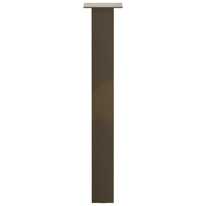 Console Table Legs 4 pcs Natural Steel 72 cm Steel