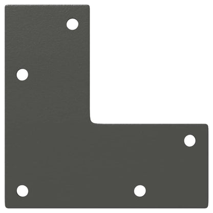 Coffee Table Legs Conical Shape 4 pcs Anthracite 30-31 cm Steel