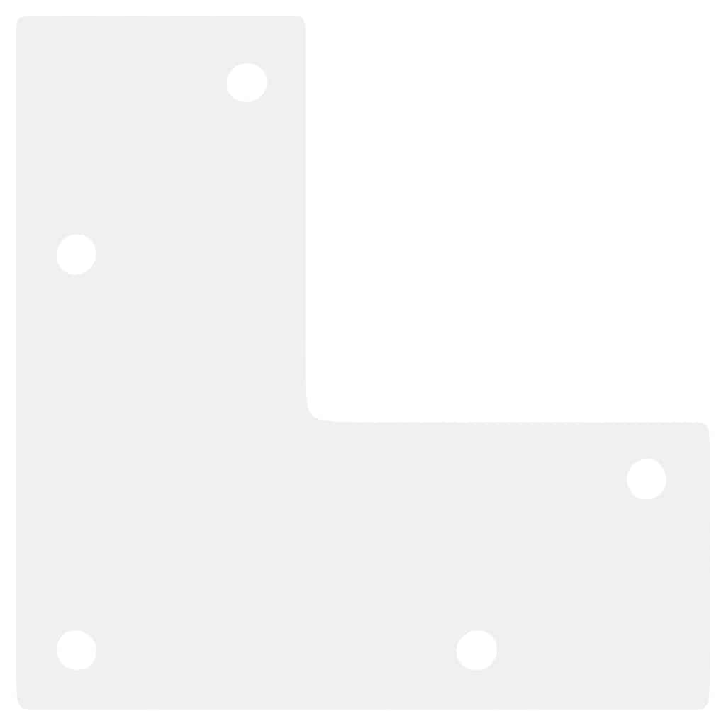 Coffee Table Legs Conical Shape 4 pcs White 42-43 cm Steel