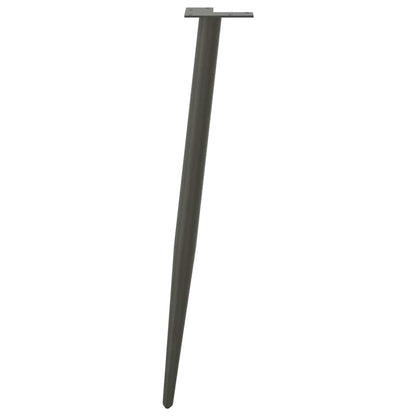 Console Table Legs Conical Shape 4 pcs Anthracite 72-73 cm Steel