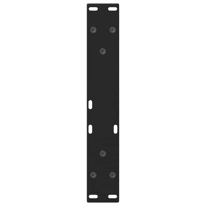 Coffee Table Legs V-Shape 2 pcs Black 30x(30-31.3) cm Steel
