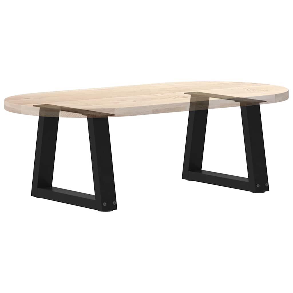 Coffee Table Legs V-Shape 2 pcs Black 30x(30-31.3) cm Steel