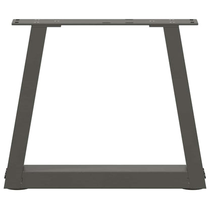 Coffee Table Legs V-Shape 2 pcs Anthracite 30x(30-31.3) cm Steel