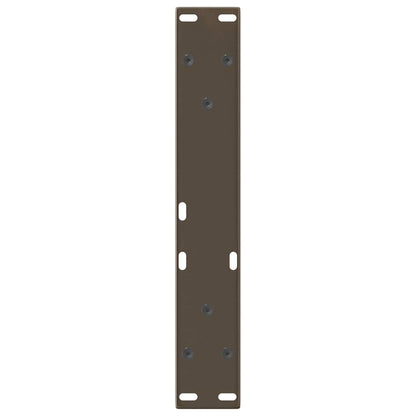 Coffee Table Legs V-Shape 2 pcs Natural Steel 30x(30-31.3) cm Steel