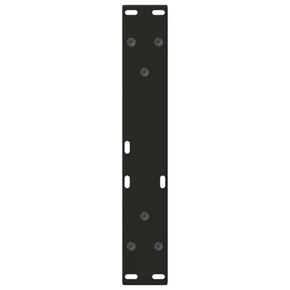 Coffee Table Legs V-Shape 2 pcs Black 40x(30-31.3) cm Steel