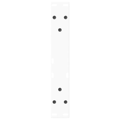 Coffee Table Legs V-Shape 2 pcs White 40x(30-31.3) cm Steel