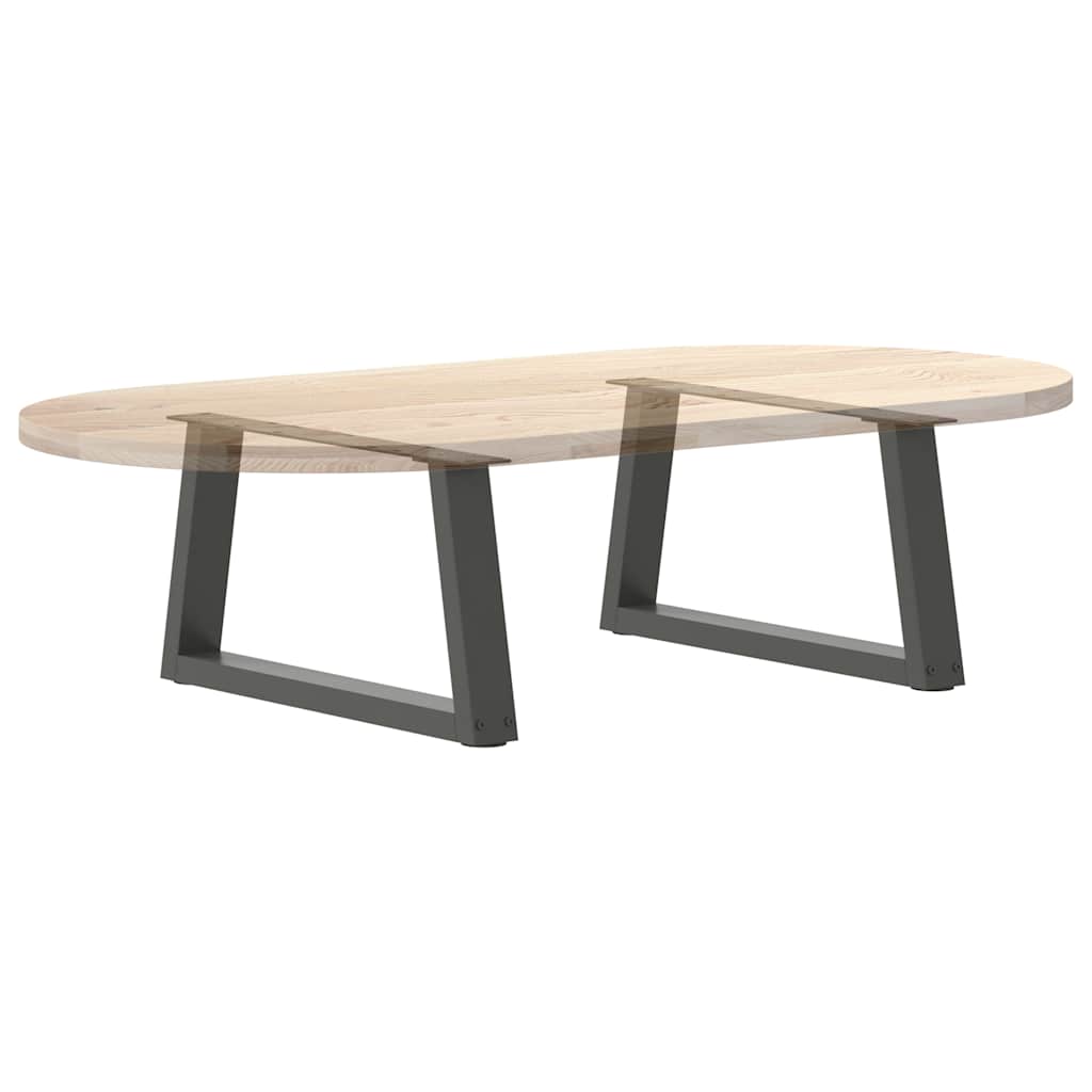 Coffee Table Legs V-Shape 2 pcs Anthracite 50x(30-31.3) cm Steel