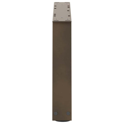Coffee Table Legs V-Shape 2 pcs Natural Steel 50x(30-31.3) cm Steel