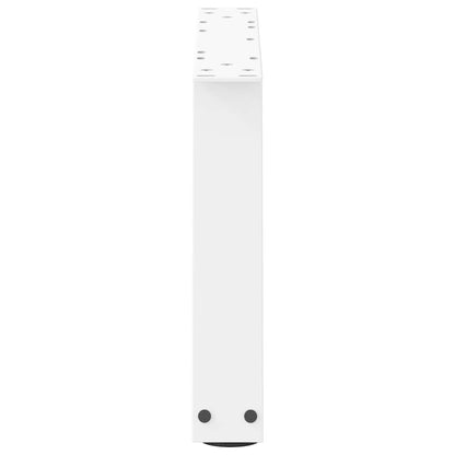 Coffee Table Legs V-Shape 2 pcs White 60x(30-31.3) cm Steel