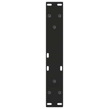 Dining Table Leg | Set of 2 | Black | Powder-coated steel | Medium