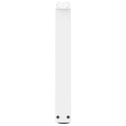 Coffee Table Legs V-Shape 2 pcs White 28x(42-43.3) cm Steel