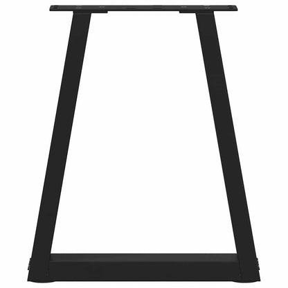 Dining Table Leg | Set of 2 | Black | Powder-Coated Steel