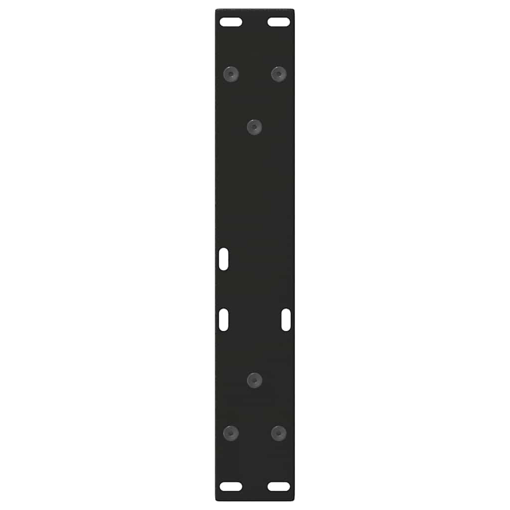 Dining Table Leg | Set of 2 | Black | Powder-Coated Steel