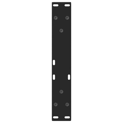 Coffee Table Legs V-Shape 2 pcs Black 38x(42-43.3) cm Steel