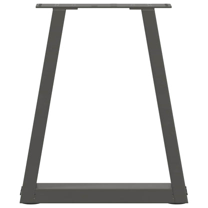 Coffee Table Legs V-Shape 2 pcs Anthracite 38x(42-43.3) cm Steel