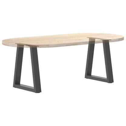 Coffee Table Legs V-Shape 2 pcs Anthracite 38x(42-43.3) cm Steel