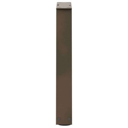 Coffee Table Legs V-Shape 2 pcs Natural Steel 38x(42-43.3) cm Steel