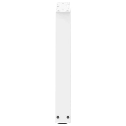Coffee Table Legs V-Shape 2 pcs White 50x(42-43.3) cm Steel