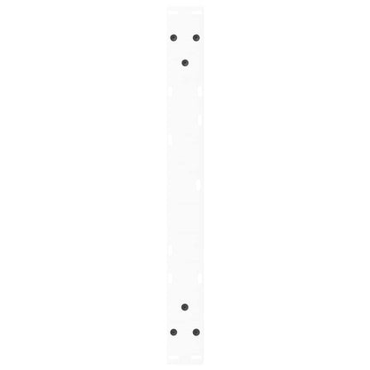 Coffee Table Legs V-Shape 2 pcs White 50x(42-43.3) cm Steel
