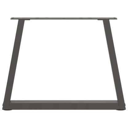Coffee Table Legs V-Shape 2 pcs Anthracite 50x(42-43.3) cm Steel