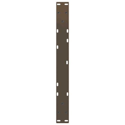 Coffee Table Legs V-Shape 2 pcs Natural Steel 50x(42-43.3) cm Steel