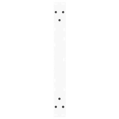 Coffee Table Legs V-Shape 2 pcs White 60x(42-43.3) cm Steel