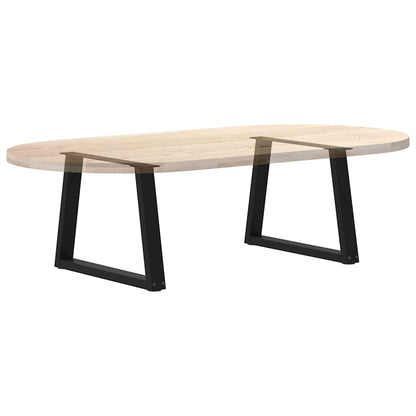 Coffee Table Legs V-Shape 2 pcs Black 70x(42-43.3) cm Steel