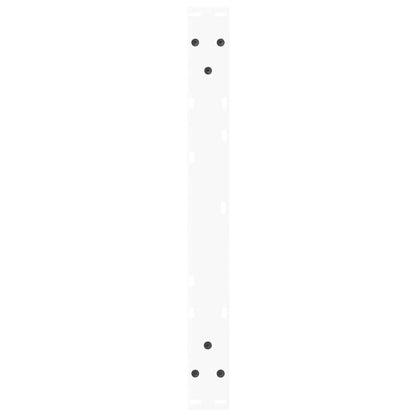 Coffee Table Legs V-Shape 2 pcs White 70x(42-43.3) cm Steel