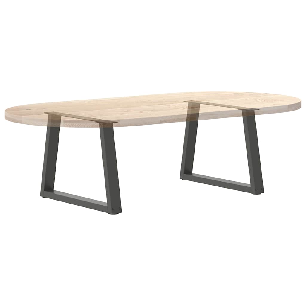 Coffee Table Legs V-Shape 2 pcs Anthracite 70x(42-43.3) cm Steel