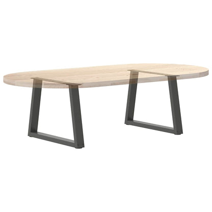 Coffee Table Legs V-Shape 2 pcs Anthracite 70x(42-43.3) cm Steel