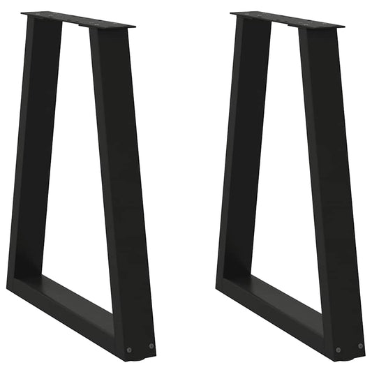 Coffee Table Leg | Set of 2 | Black | Steel | 50 x 72 cm