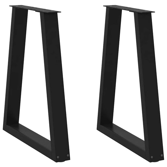 Coffee Table Leg | Set of 2 | Black | Steel | 50 x 72 cm