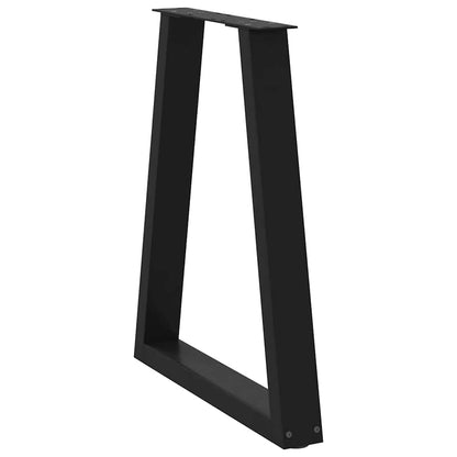 Coffee Table Leg | Set of 2 | Black | Steel | 50 x 72 cm