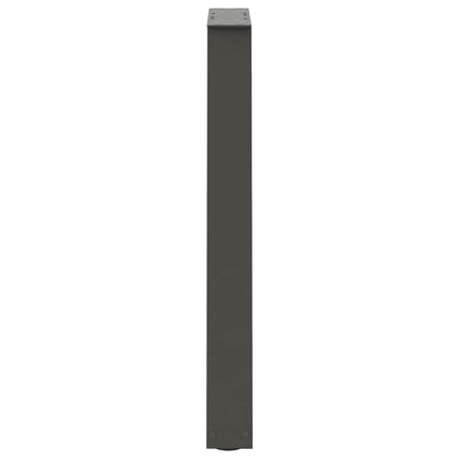 Dining Table Legs V-Shape 2 pcs Anthracite 50x(72-73.3) cm Steel