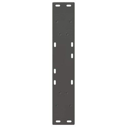 Dining Table Legs V-Shape 2 pcs Anthracite 50x(72-73.3) cm Steel