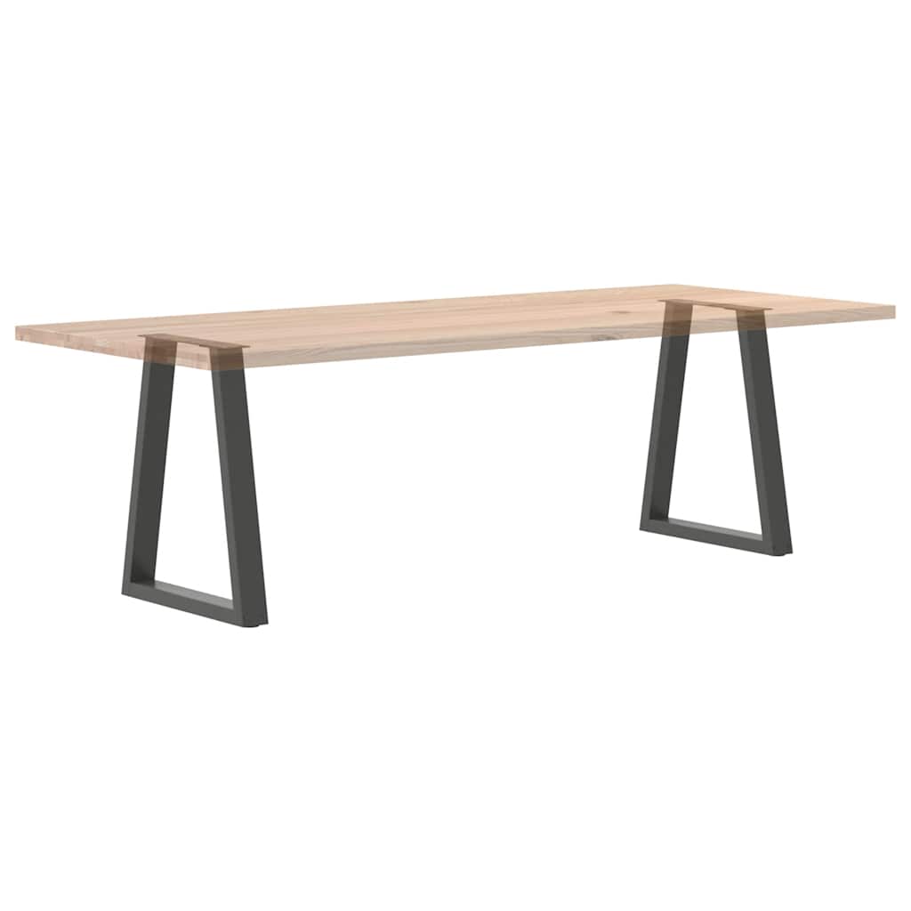 Dining Table Legs V-Shape 2 pcs Anthracite 50x(72-73.3) cm Steel