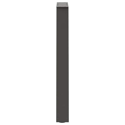 Dining Table Legs V-Shape 2 pcs Anthracite 60x(72-73.3) cm Steel