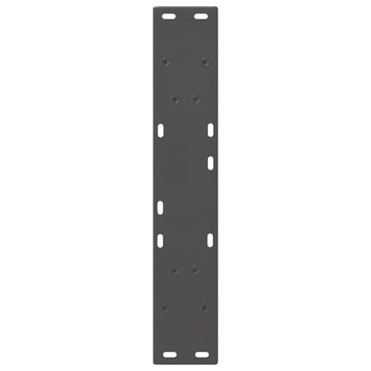 Dining Table Legs V-Shape 2 pcs Anthracite 60x(72-73.3) cm Steel