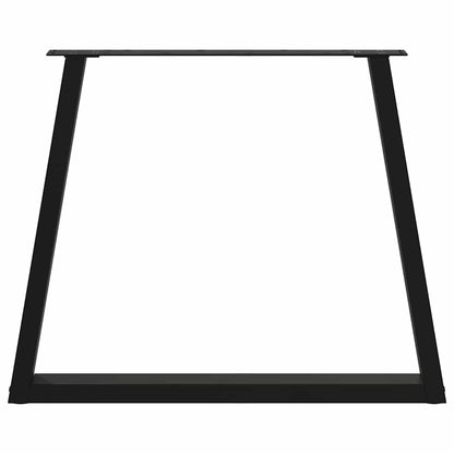Dining Table Leg | Set of 2 | Black | Powder-coated steel