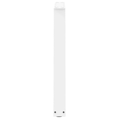 Dining Table Legs V-Shape 2 pcs White 70x(72-73.3) cm Steel