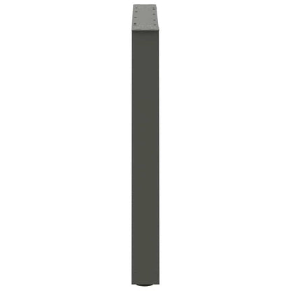 Dining Table Legs V-Shape 2 pcs Anthracite 70x(72-73.3) cm Steel