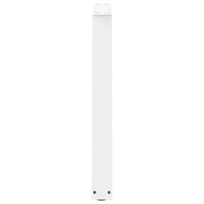 Dining Table Legs V-Shape 2 pcs White 80x(72-73.3) cm Steel