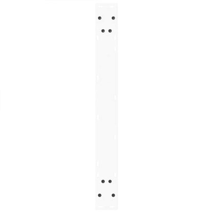Dining Table Legs V-Shape 2 pcs White 80x(72-73.3) cm Steel