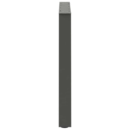 Dining Table Legs V-Shape 2 pcs Anthracite 80x(72-73.3) cm Steel