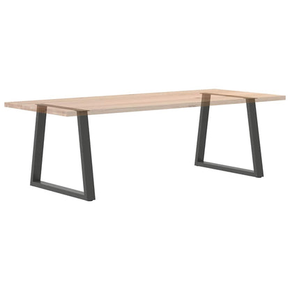 Dining Table Legs V-Shape 2 pcs Anthracite 80x(72-73.3) cm Steel