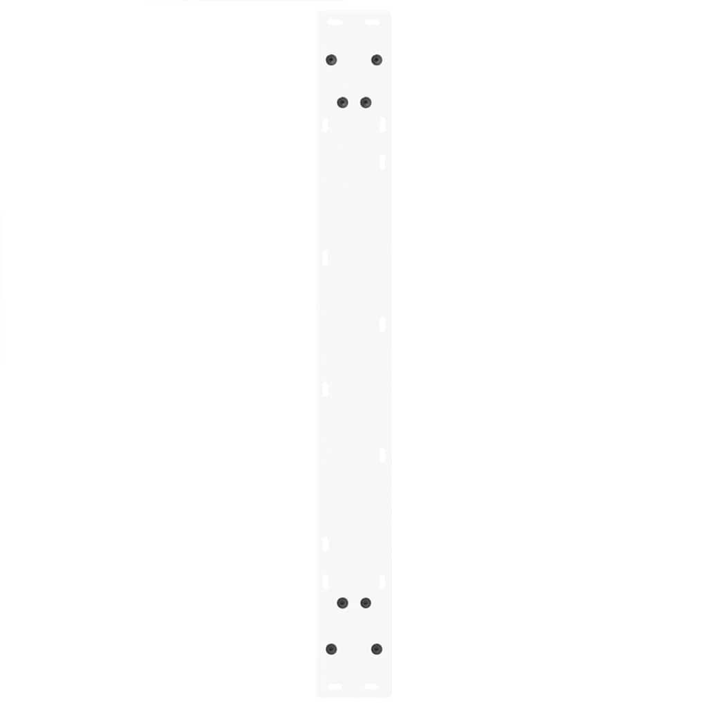 Dining Table Legs V-Shape 2 pcs White 90x(72-73.3) cm Steel