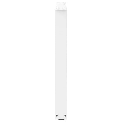 Dining Table Legs V-Shape 2 pcs White 100x(72-73.3) cm Steel