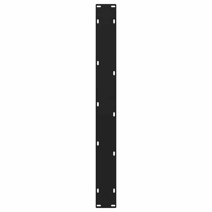 Dining Table Legs V-Shape 3 pcs Black 70x(72-73.3) cm Steel
