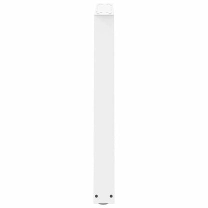 Dining Table Legs V-Shape 3 pcs White 70x(72-73.3) cm Steel