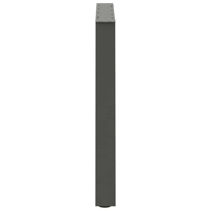 Dining Table Legs V-Shape 3 pcs Anthracite 70x(72-73.3) cm Steel